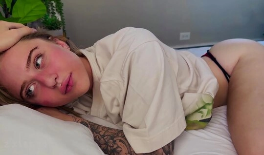 Домашний секс с милой русской подругой