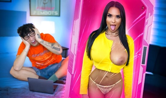 Анисса осваивает секс с автоботами без парашютов...