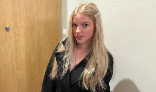 Бывшая приехала забрать свои вещи, а получила секс раком на дорожку...